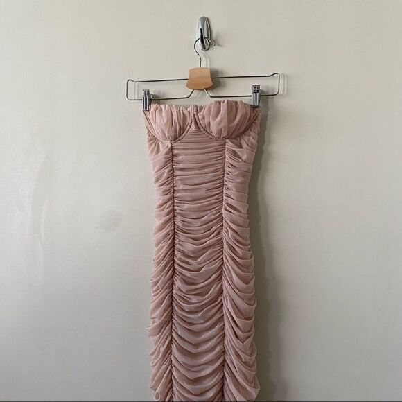 Aritzia-Ten By Babaton Luxor Strapless Dress - Picture 5 of 13